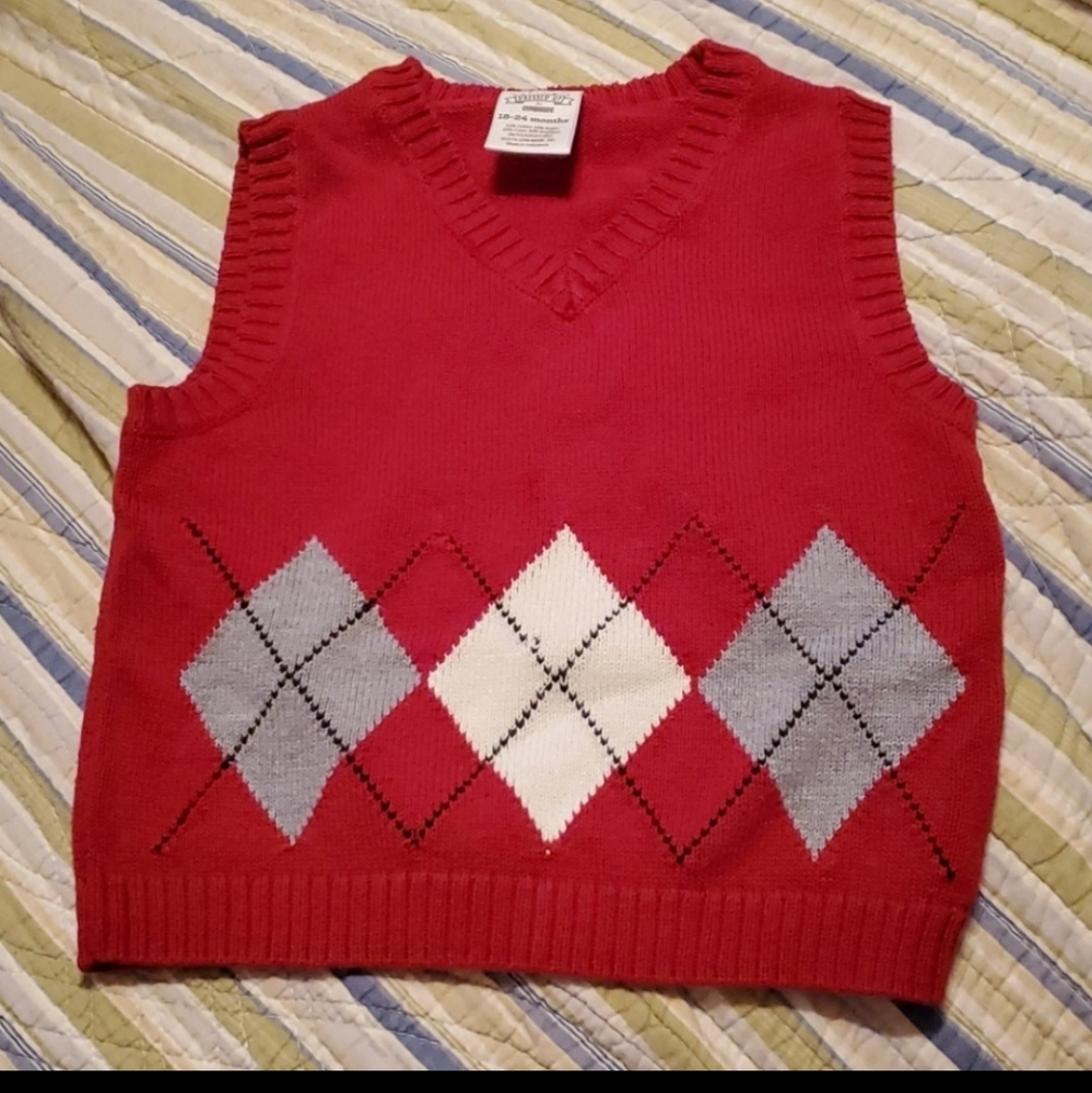 Gymboree Christmas Swester Vest 18-24M